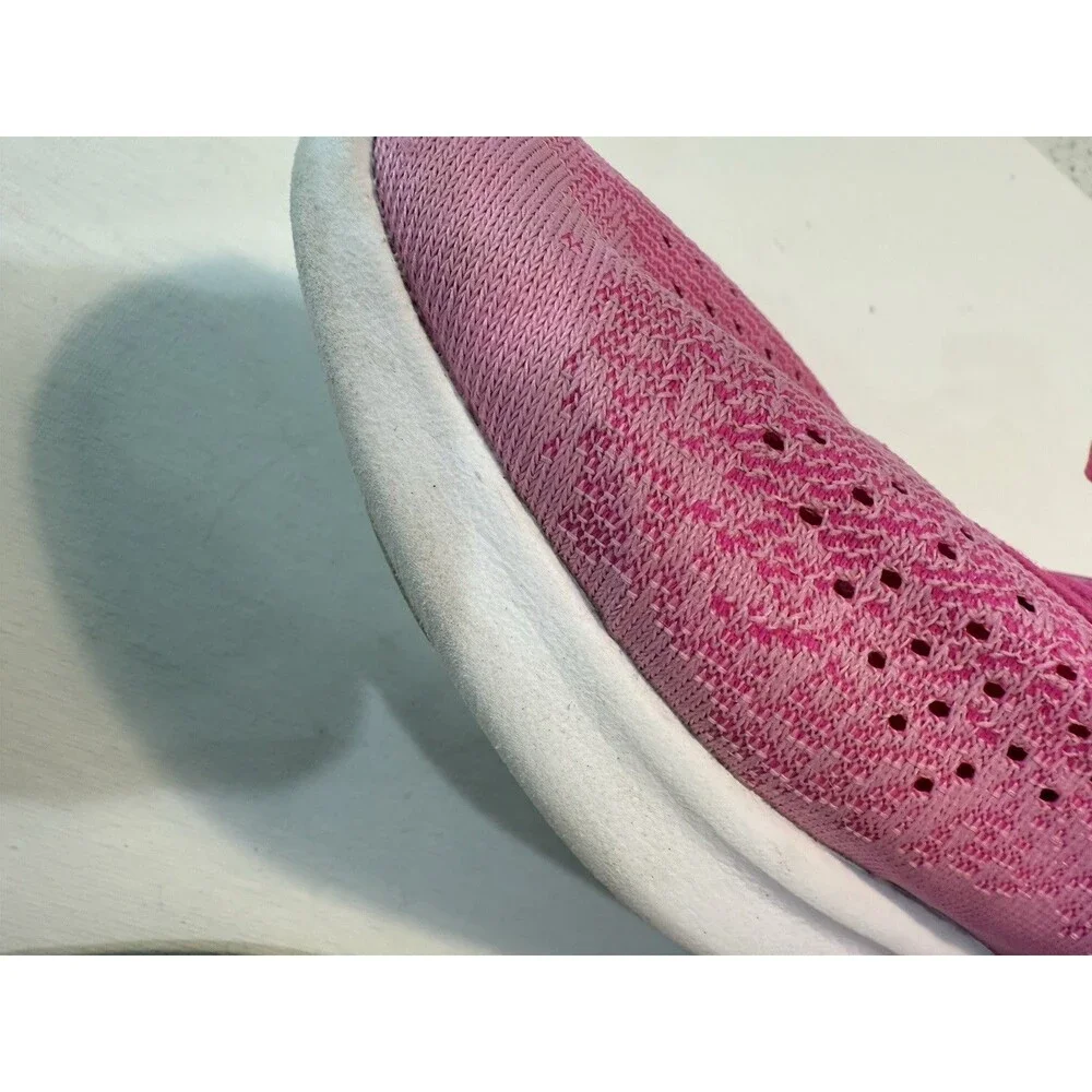 Nike Air Max Sequent 4 Running Shoes AO4486 Pink Silver Womens Size 7 Sneakers